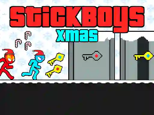 Gêm StickBoys Xmas ar-lein