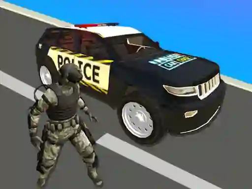 Gêm Police Car Chase ar-lein
