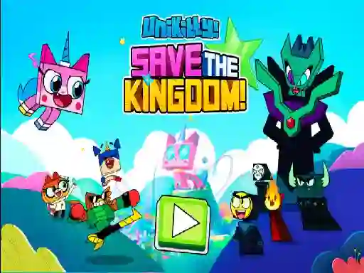 Gêm Unikitty Saves the Kingdom ar-lein
