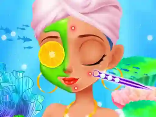 Gêm Mermaid Games Princess Makeup ar-lein