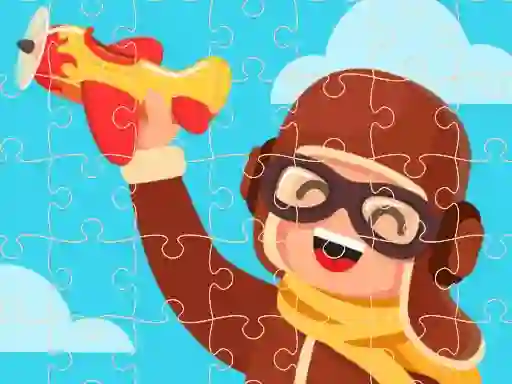 Gêm Airplane Puzzles ar-lein