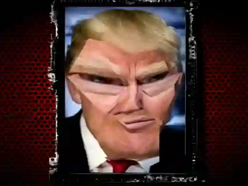 Gêm Trump Funny face ar-lein