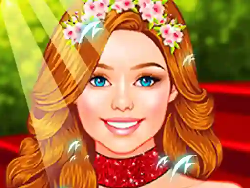 Gêm Super Stars Dress-up For-Girls ar-lein