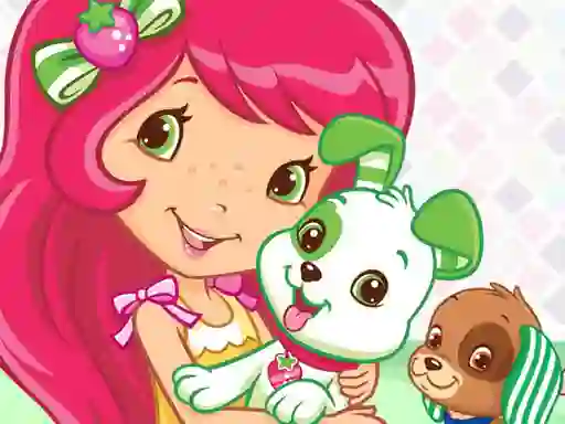 Gêm Strawberry Shortcake Puppy Care ar-lein