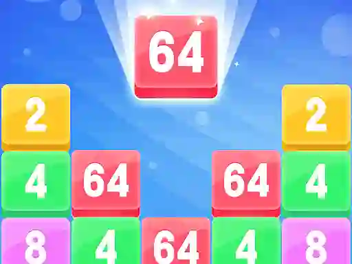 Gêm 2048 Merge Block ar-lein