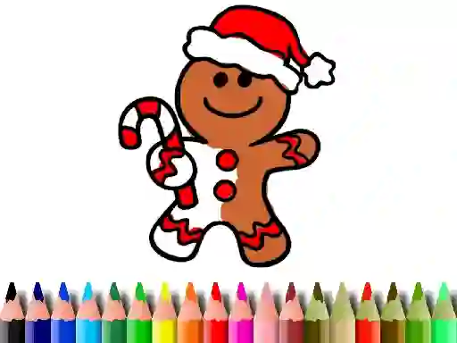 Gêm Back To School: Christmas Cookies Coloring ar-lein