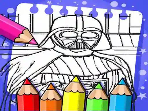 Gêm Darth Vader Coloring Book ar-lein