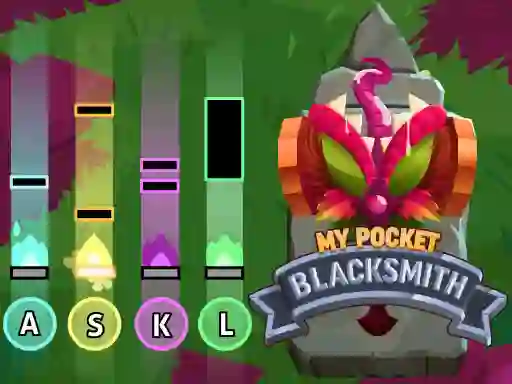 Gêm My Pocket Blacksmith ar-lein