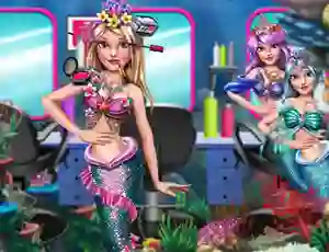 Gêm Mermaid Princess Beauty Salon ar-lein