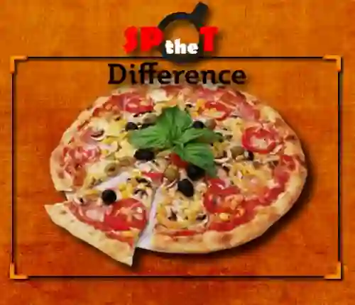 Gêm Pizza Spot The Difference ar-lein