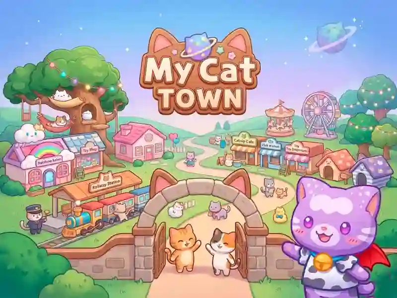 Gêm My Cat Town ar-lein