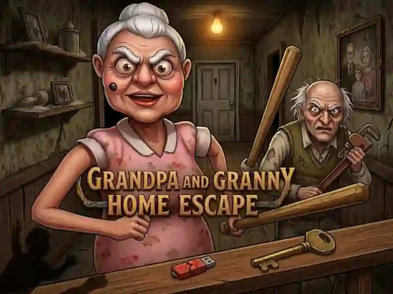 Gêm Grandpa And Granny Home Escape ar-lein