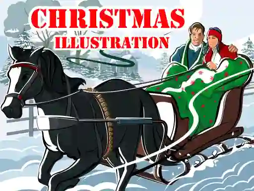 Gêm Christmas Illustration ar-lein