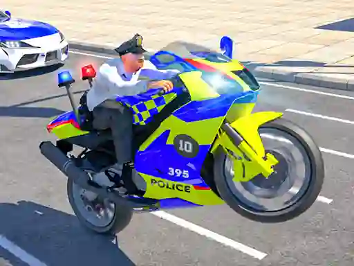 Gêm Police Bike Stunt ar-lein