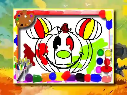 Gêm Halloween Coloring Book ar-lein
