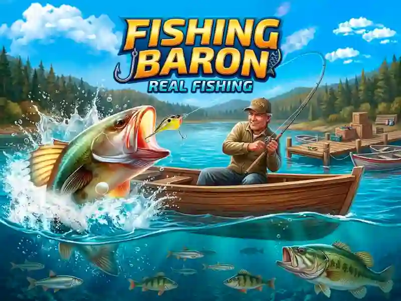 Gêm Fishing Baron Real Fishing ar-lein