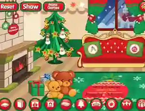 Gêm Christmasroom Decoration ar-lein