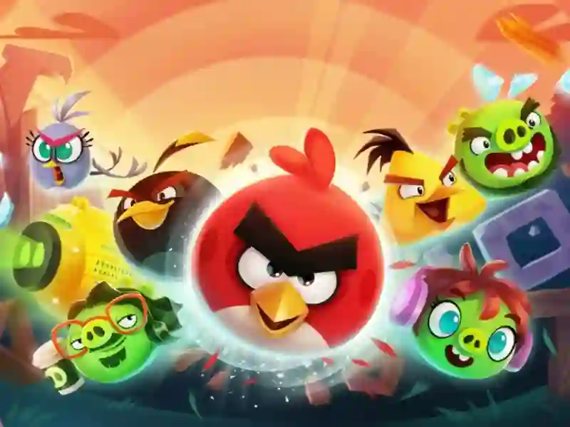 Gêm Angry Birds Mad Jumps ar-lein