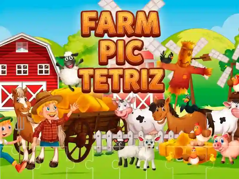 Gêm Farm Pic Tetriz ar-lein
