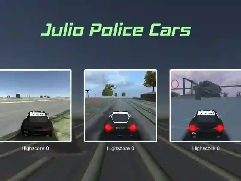 Gêm Julio Police Cars ar-lein