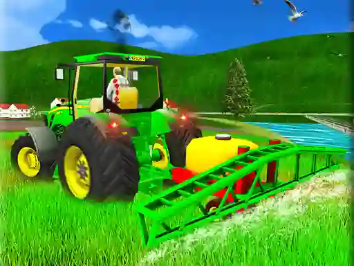 Gêm Indian Tractor Farm Simulator ar-lein