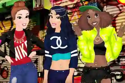 Gêm Princess Cash Me Outside ar-lein