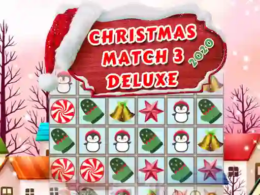 Gêm Christmas 2020 Match 3 Deluxe ar-lein
