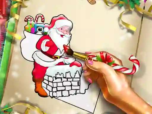 Gêm Santa Christmas Coloring ar-lein