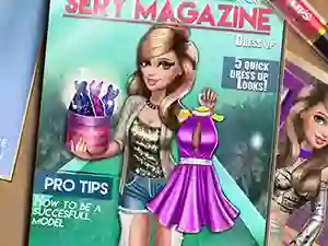 Gêm Sery Magazine Dress Up ar-lein