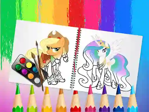Gêm Sweet Pony Coloring Book ar-lein