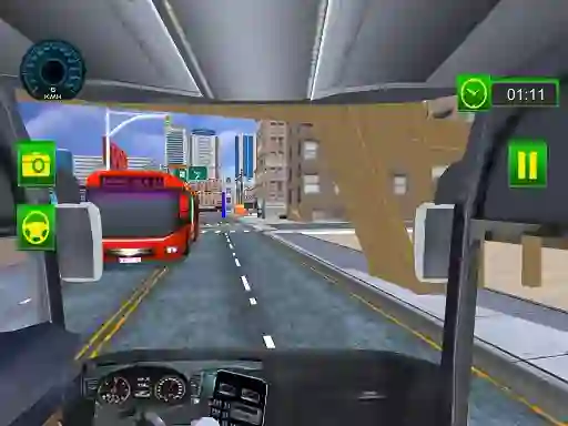 Gêm Driving Service Passenger Bus Transport ar-lein
