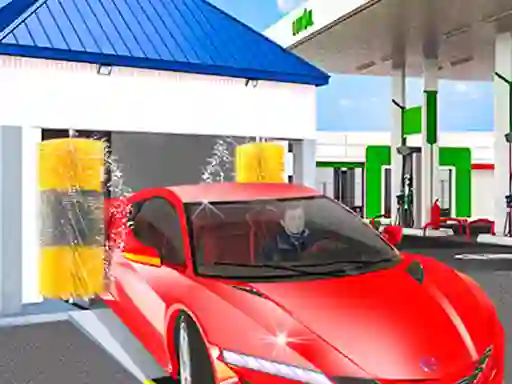 Gêm Gas Station: Car Parking ar-lein