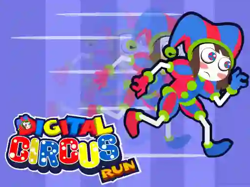 Gêm Digital Circus Run ar-lein