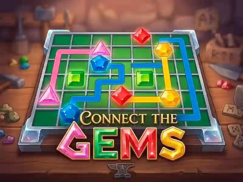 Gêm Connect The Gems ar-lein