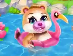 Gêm Cute Bear Caring ar-lein