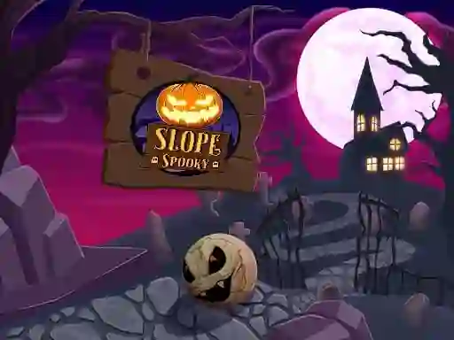Gêm Slope Spooky ar-lein