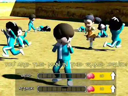 Gêm Squid Game Crowd ar-lein