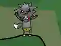Gêm The Black Wolf Wants Sheep ar-lein