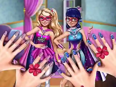 Gêm Princess Superheroes: Beauty Salon ar-lein