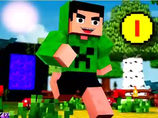 Gêm Block Craft Jumping ar-lein