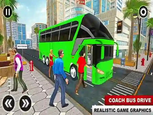 Gêm Euro Coach Bus City Extreme Driver ar-lein