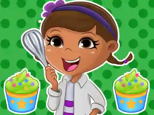 Gêm Dottie Doc Mcstuffins Cupcake Maker ar-lein