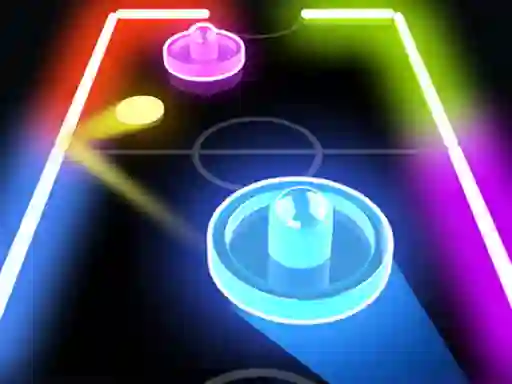 Gêm Glow Hockey HD ar-lein