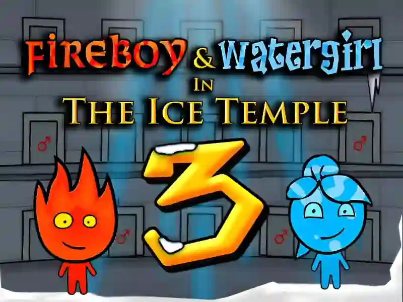 Gêm Fireboy and Watergirl 3 - The Ice Temple ar-lein