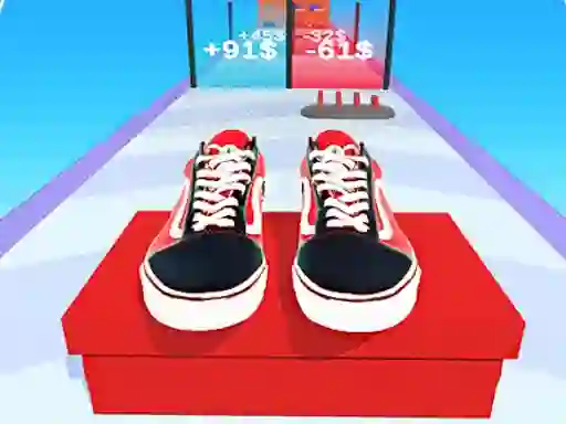 Gêm Shoes Evolution Race 3D ar-lein