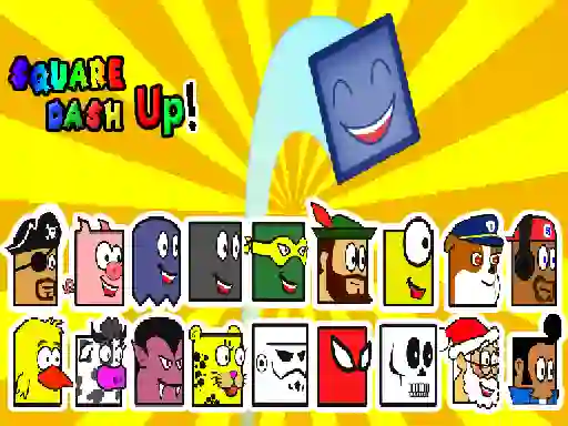 Gêm Square Dash Up ar-lein