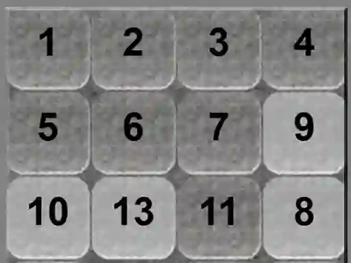 Gêm Classic Sliding Numbers ar-lein