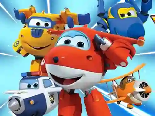 Gêm Superwings Match3 ar-lein