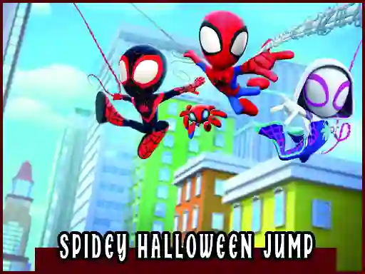 Gêm Spidey Halloween Jump ar-lein