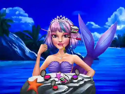 Gêm Mermaid Princess New Makeup ar-lein